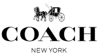 Coach logo with coupon code and discount offer