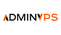 AdminVPS logo with discount coupon