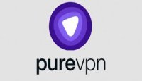 PureVPN logo with a promotional tag